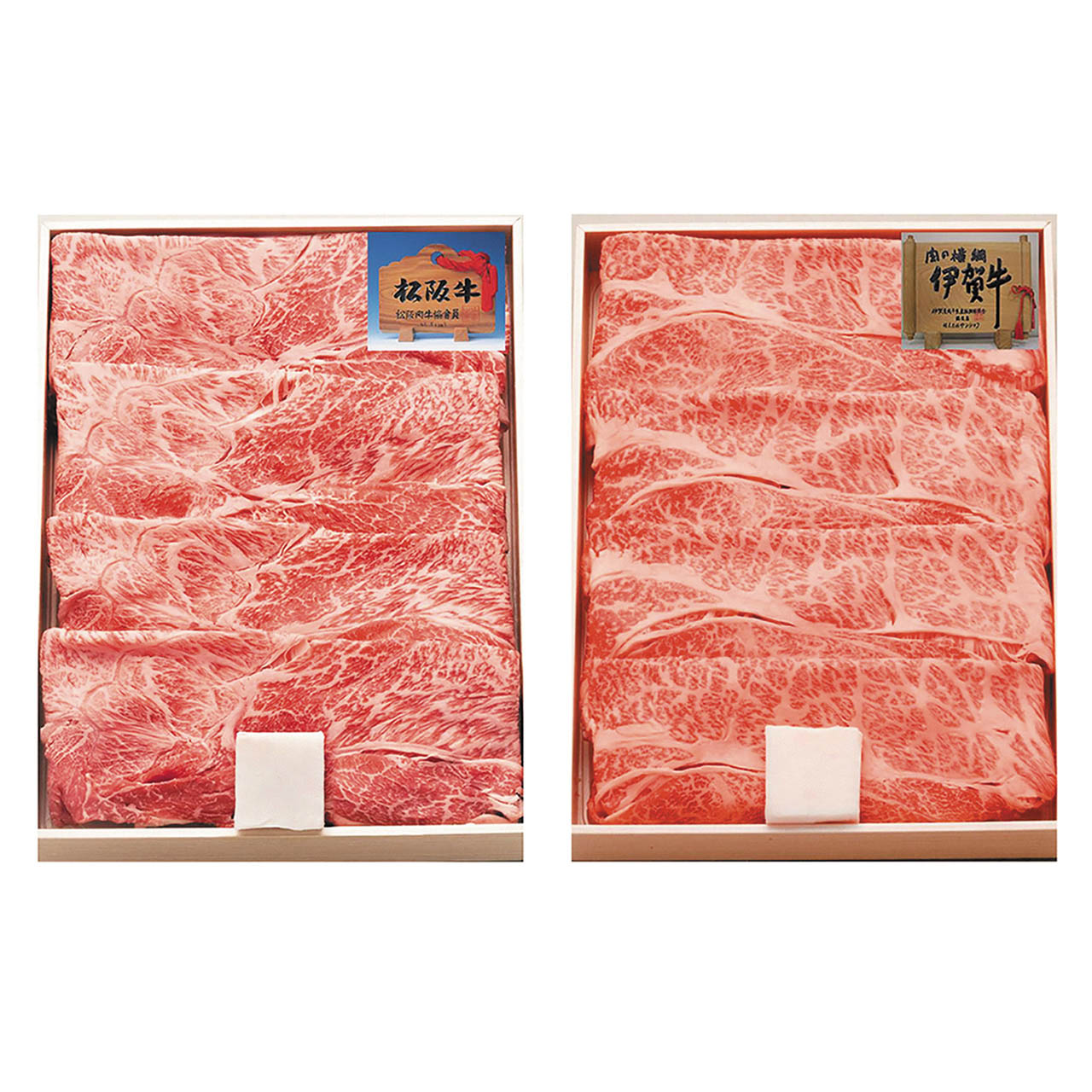 松阪牛＆伊賀牛すき焼き食べ比べセット 1893-549 KTS40-MA/KRS40-IG 国産 高級 肉 ギフト のし無料 内祝い 贈り物 お取り寄せ グルメ 高級 国産 お肉 すき焼き お中元 お歳暮 父の日 母の日 敬老の日 食品 お礼 プレゼント ギフトセット 贈答品 【送料無料】｜みどりや＆GIFT 15,292円