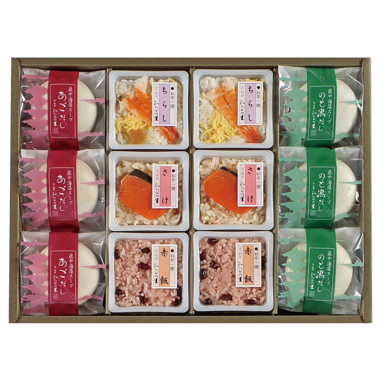 京 料亭 わらびの里 料亭一膳と最中スープ 1895-911 RS-38D レトルト ご飯パック ギフト のし無料 内祝い 贈り物 お取り寄せグルメ 産直 お中元 お歳暮 父の日 母の日 敬老の日 食品 お礼 プレゼント 食べ物 贈答品 【送料無料】