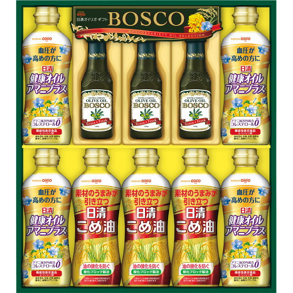 楽天市場】日清ヘルシーオイル＆キッコーマン生しょうゆギフト