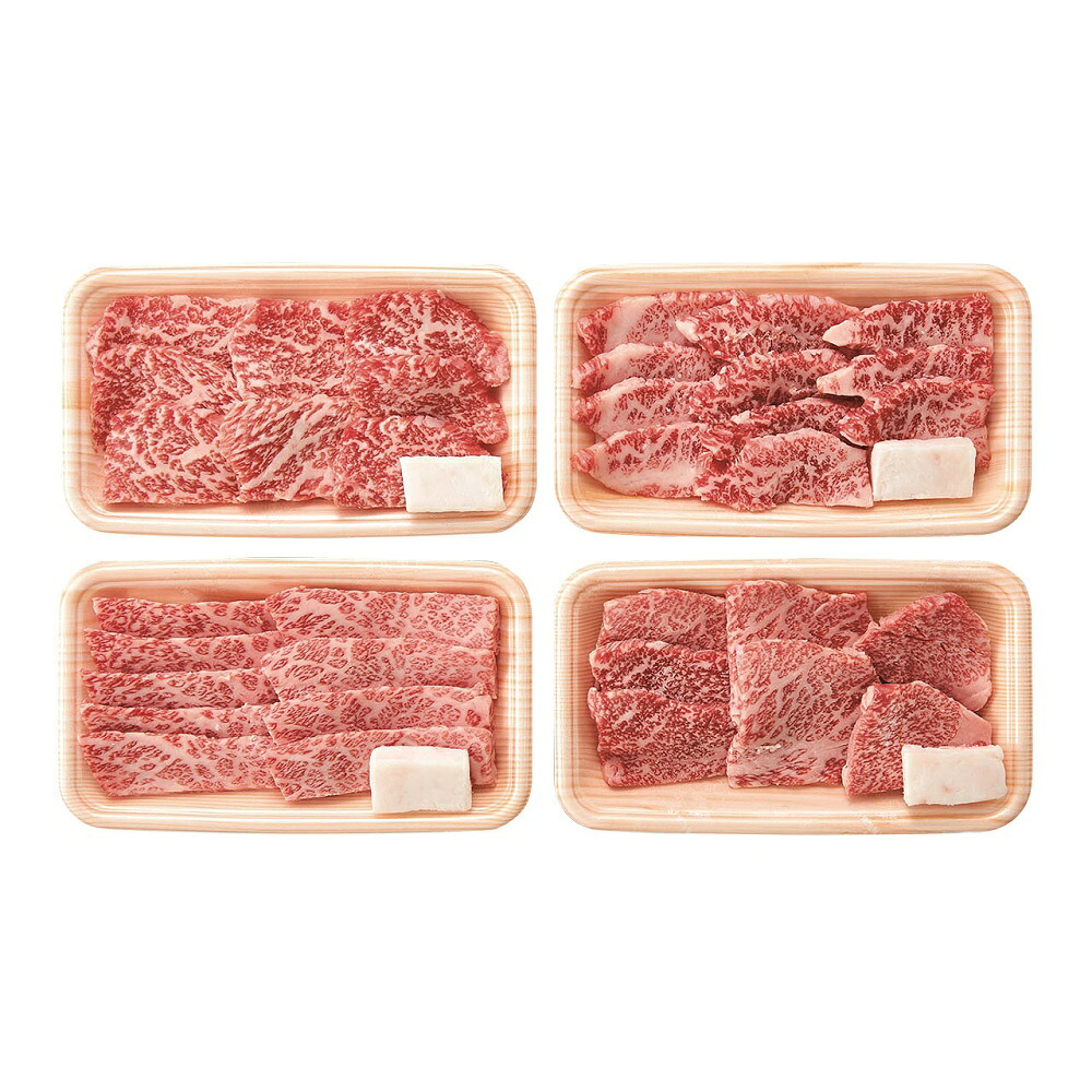 松阪牛人気の焼肉4種食べ比べセット 480g 1893-599 RKMBY48-150MA 国産 肉 ギフト 内祝い 贈り物 お取り寄せ グルメ お中元 お歳暮 父の日 母の日 敬老の日 食品 お礼 ご挨拶 プレゼント ギフトセット 贈答品 のし不可【送料無料】