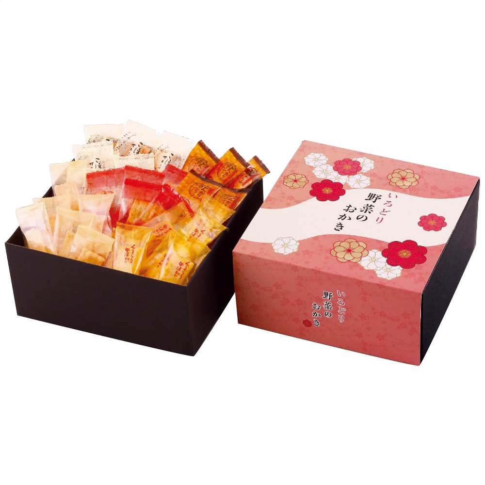 いろどり野菜のおかき IR-3N 2621-050 ギフト お中元 お歳暮 内祝い 食べ物 お菓子 個包装 和菓子 国産 おかき 米菓 詰め合わせ 香典返し 法事 ギフトセット 贈り物 贈答 A41【送料無料】