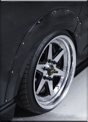 SADカスタム(SAD-CUSTOM) New AGENTタイプ4 200系ハイエースワイドボディ オーバーフェンダーキット未塗装 34,320円