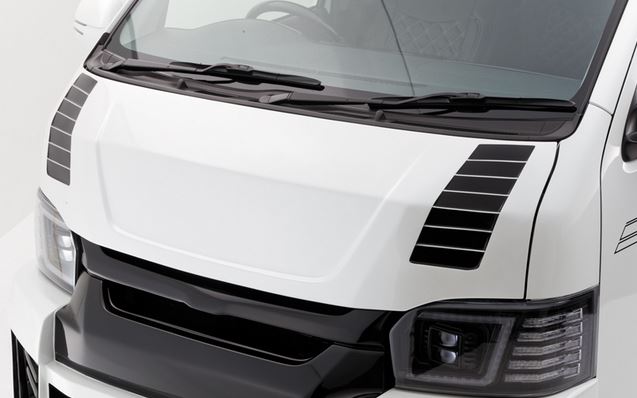 ダイナスティ(Dynasty) EXIST EVO タイプ4 スラスターボンネットスポイラー未塗装 200系ハイエース4型標準ボディ【ナロー専用】 45,045円