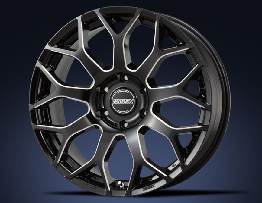 ハイエースに225/55R18 ブラックレーシングホイールセット RAYS［レイズ］ボルクレーシングTE37SBブラックシャドーLTD.18