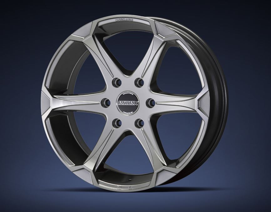 ESSEX(エセックス) EJ プラチナムポリッシュ 18インチ 【厳選輸入225/50R18ホイールタイヤセット】 200系ハイエースに最適〈タイヤ銘柄選べます！〉