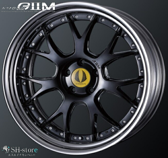 タイヤホイールセットAIMGAIN-GIIM(エイムゲイン2P)G2M 21インチ【厳選輸入245/35R21】20系/30系アルファード・ヴェルファイアに最適〈タイヤ銘柄選べます〉｜エスエイチカンパニー