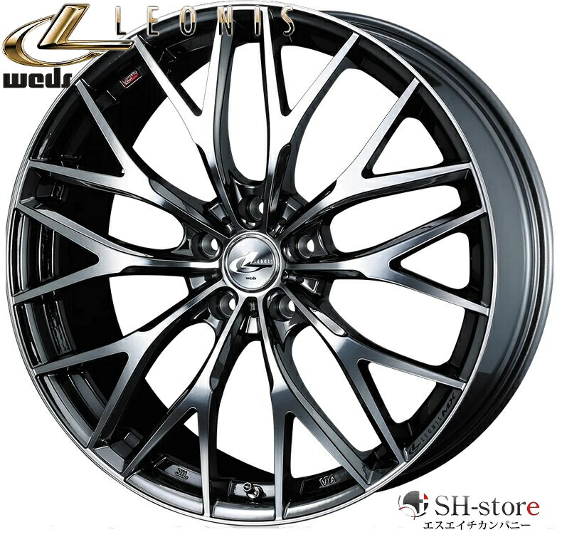 新品特価WEDS★レオニスＬＭ１９インチアルミホイール4本セット★ミニバンSUV WEDS ホイール4本セット Weds ウェッズ LEONIS レオニス JG 19