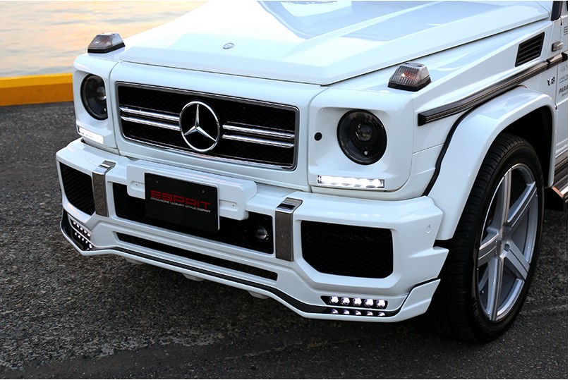 G-CLASS BENZ HYPNOTIZEフロントスポイラー未塗装 (エスプリ/ESPRIT) メルセデスベンツGクラス