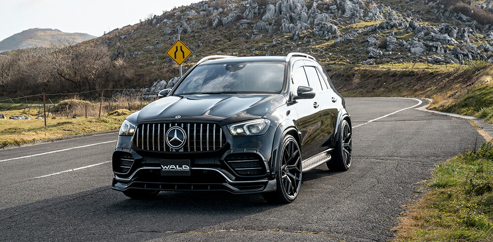 GLE-ClassSports W167 2019y～エアロ3Pキット【F,R,OF】スポーツラインブラックバイソンエディション ヴァルド(WALD・ベンツGLEクラス)