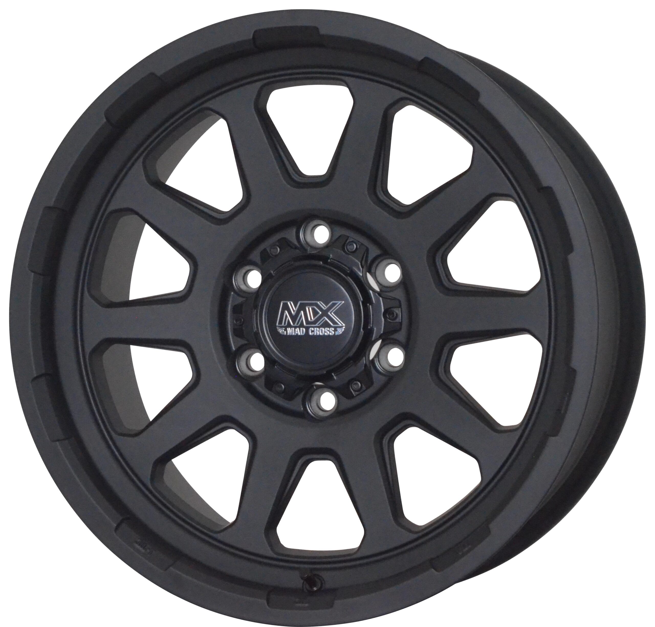 マッドクロス レンジャー マットブラック 16インチ 【厳選輸入215/65R16ホイールタイヤセット】200系ハイエースに最適〈タイヤメーカー選べます！〉｜エスエイチカンパニー
