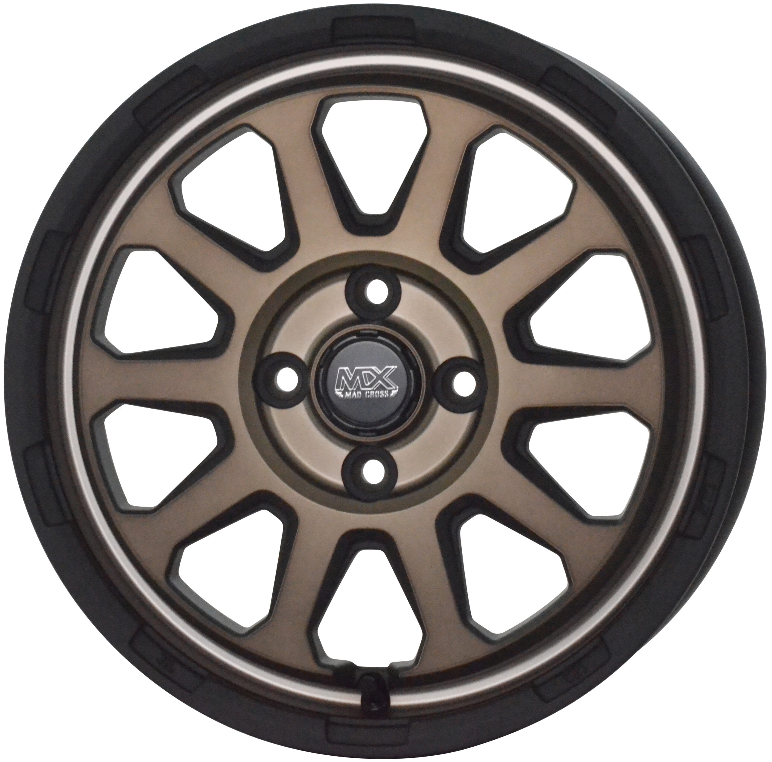 マッドクロス レンジャー マットブロンズ 15インチ【厳選輸入195/80R15ホイールタイヤ4本セット】 200系ハイエースに最適〈タイヤ選択自由〉