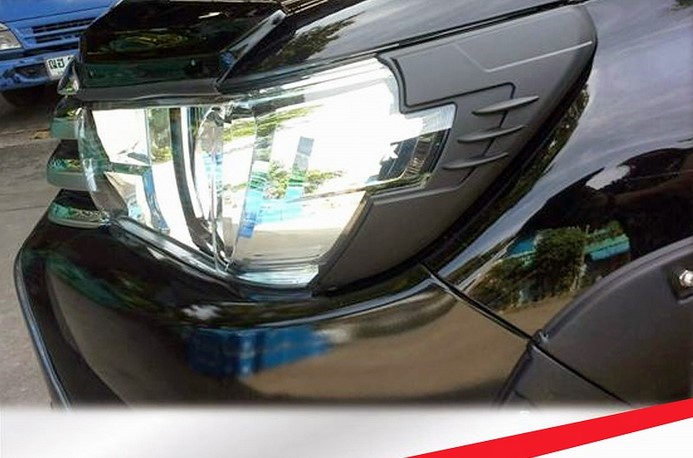 楽天市場】GUN125ハイラックス LED用ヘッドライトカバー【ライト