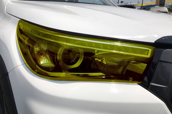 楽天市場】GUN125ハイラックス LED用ヘッドライトカバー【ライト