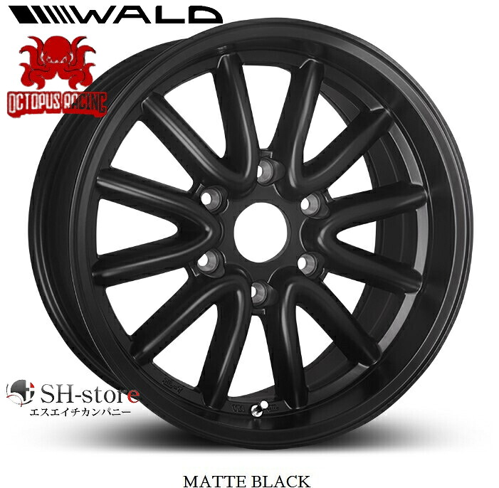 WALD[ヴァルド]オクトパスレーシング 17インチ8.0J+20 ワイドシリーズ【215/60R17ホイールタイヤセット】200系ハイエースに最適〈タイヤメーカー選べます！〉｜エスエイチカンパニー