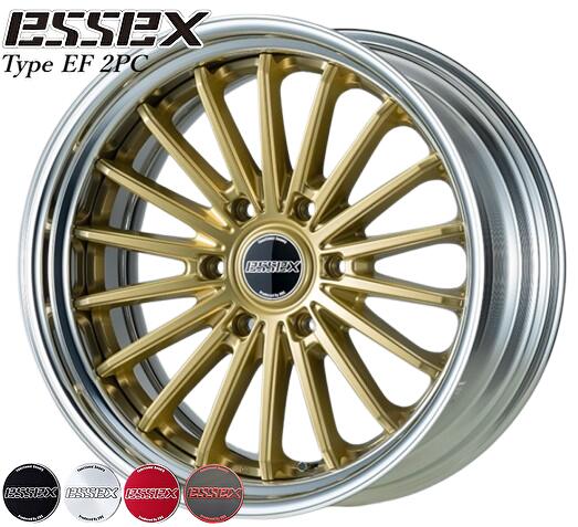 タイプEF(2P)18インチ7.0J～11.5J【225/50R18ホイールタイヤセット】200系ハイエースに最適〈タイヤ銘柄やオプション選べます！〉エセックス(ESSEX/CRS) 192,400円