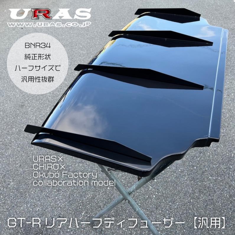 GTRディフューザー(汎用)ハーフタイプディフューザー+フィンセット未塗装【URAS・ユーラス】 44,640円