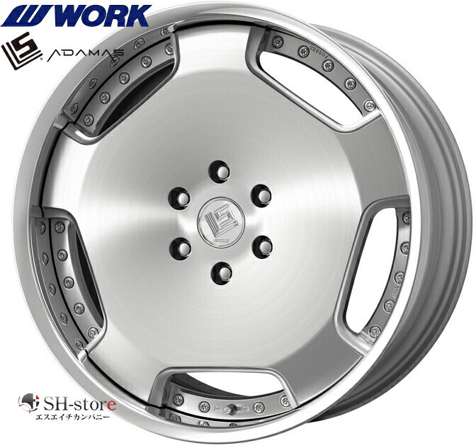 40系アルファード・40系ヴェルファイア 21インチタイヤホイールセットWORK(ワーク)LSアダマス 245/40R21〈タイヤ銘柄&オプション選べます〉