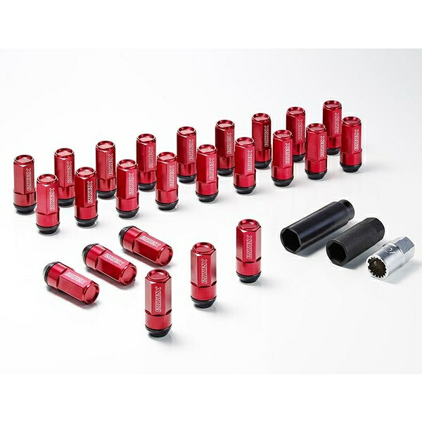 エセックス(ESSEX/CRS) 2Pシェルナット クローズドエンドタイプ レッド 17HEX-M12 20本入り