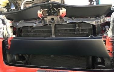 エセックス(ESSEX/CRS)200系ハイエースIV型標準用QUATTROフロントグリル用インナーカバーのみ（単品）