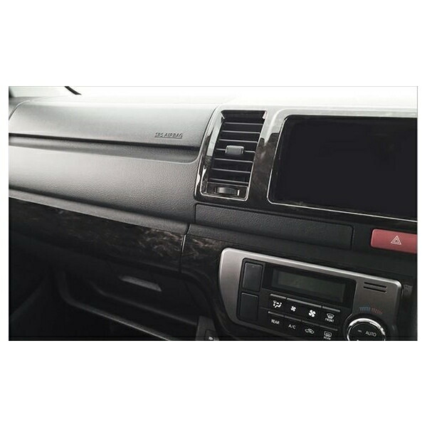 楽天市場】ダークプライム マホガニーパネル 3ピース 200系 ハイエース