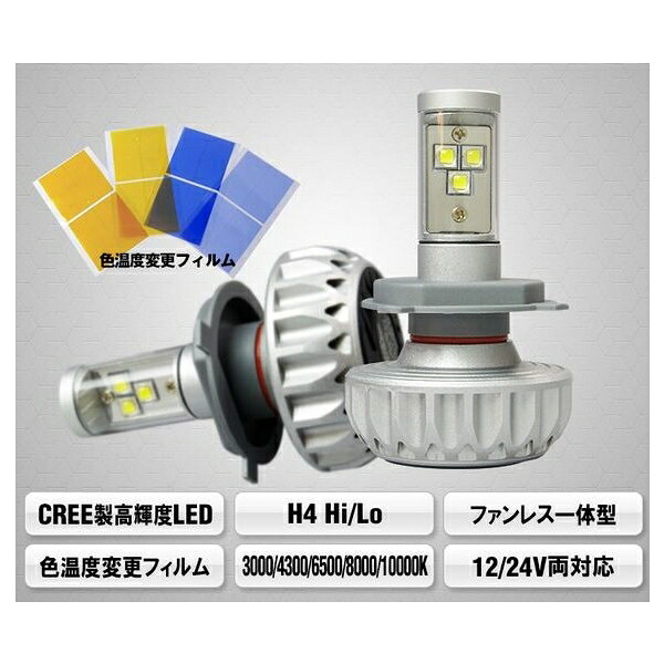 一体型ＬＥＤヘッドライト　Ｈ4Ｈｉ/Ｌｏ　ＬＢ3Ｆ｜エスエイチカンパニー