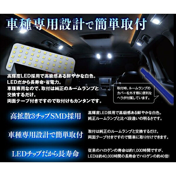 LEDルームランプ　車種専用　140系ポルテ　スペイド
