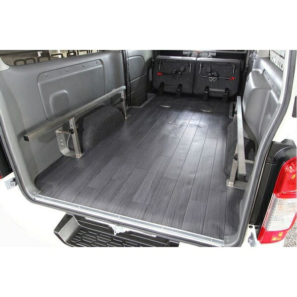 クラフトプラス　200系ハイエース カーゴマット ライトブラウン クラフトプラス カーゴマット トヨタ 200系 ハイエース 1/2/3/4