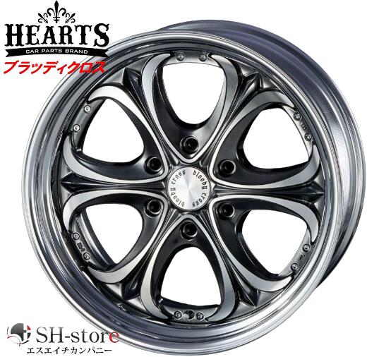 hearts ハーツ FANG　16インチ ハイエース ホイール ハイエース用 Hearts(ハーツ) FANG 16インチホイール＆タイヤセットを