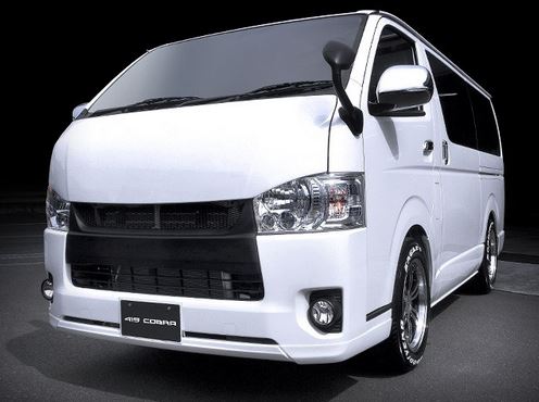 【200系ハイエース標準ボディ4～7型】415スタジオデザインショートリップ未塗装(415コブラ/ラブラーク・415STUDIO-DESIGN)