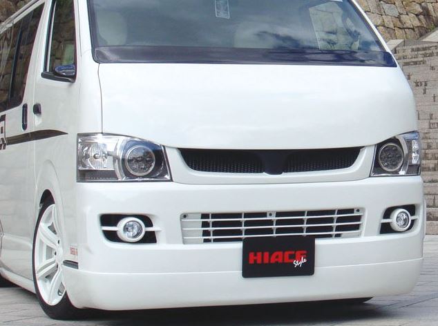 ハイエース200系415コブラナロー、クリーンルック3Fスポイラー070