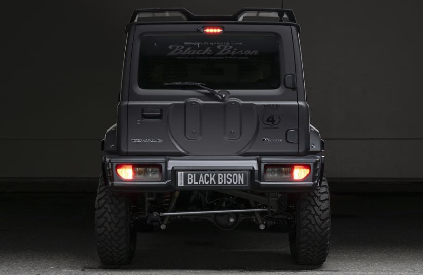 WALD(ヴァルド) SPORTS LINE BLACK BISON EDITION リアバンパースポイラー未塗装 ABS製 JB74ジムニーシエラ