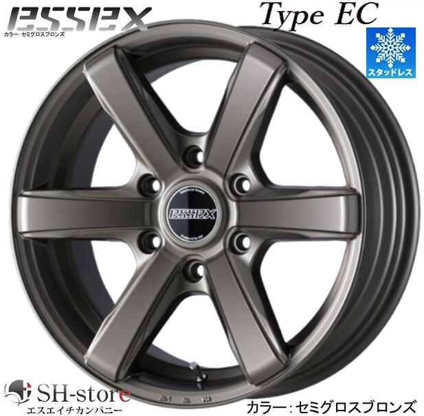 限定激安スタッドレス エセックス EC セミグロスブロンズ 18インチ【厳選輸入225/50R18タイヤセット】 200系ハイエースに最適〈タイヤ銘柄選べます〉|エスエイチカンパニー