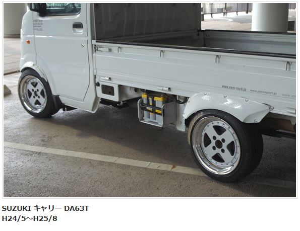 Zeキャリートラックda62t用•オーバーフェンダー•ハロースペシャル はろーすぺしゃる【オーバーフェンダー】キャリイトラック DA52