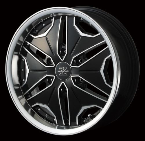 ゼロブレイク「アクト」 Z ブラックポリッシュ 18インチ 【厳選輸入225/50R18ホイールタイヤセット】 200系ハイエースに最適〈タイヤ銘柄選べます！〉