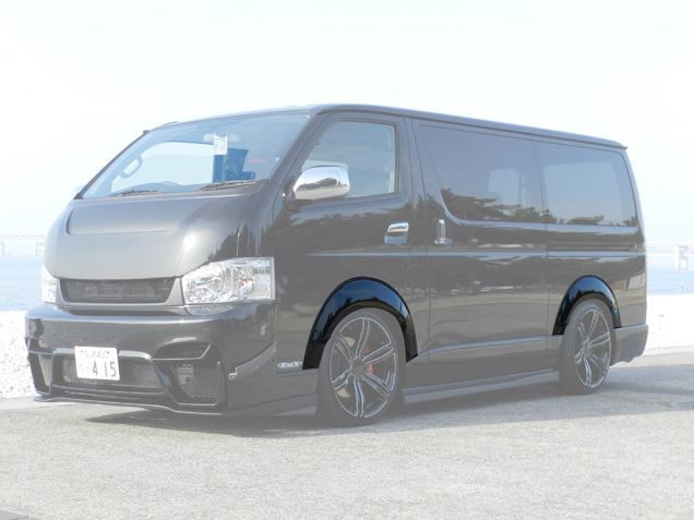 楽天市場】415コブラ ハイエース 1-7型 ファントムオーバーフェンダー
