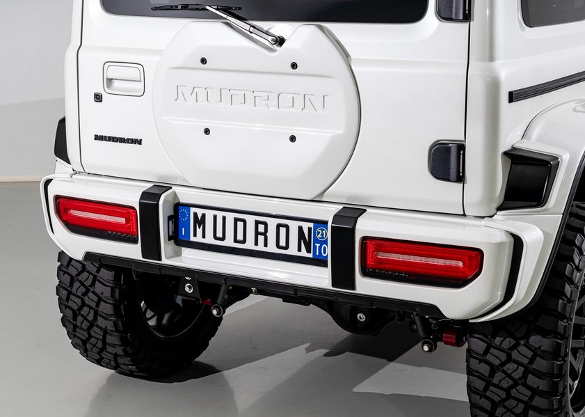 エイムゲイン(AIMGAIN) MUDRON GT-X リアバンパー(LEDライセンスランプ付属) 未塗装 JB74W ジムニーシエラ|エスエイチカンパニー