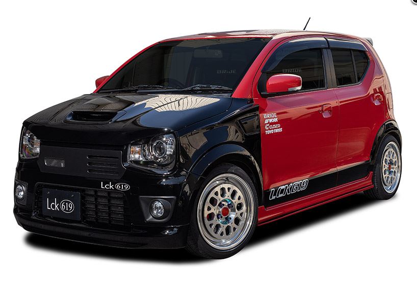 Lck619 ラブラーク Lovelark サイドディフューザー未家屋塗装 アルトワークスターボrs Ha36s Donloree Com