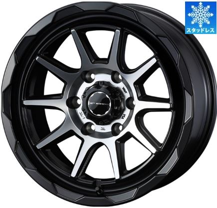 限定激安スタッドレス マッドヴァンス06(ウェッズ/WEDS) 15インチ 【厳選輸入195/80R15スタッドレスセット】 200系ハイエースに最適〈タイヤメーカー選べます〉｜エスエイチカンパニー