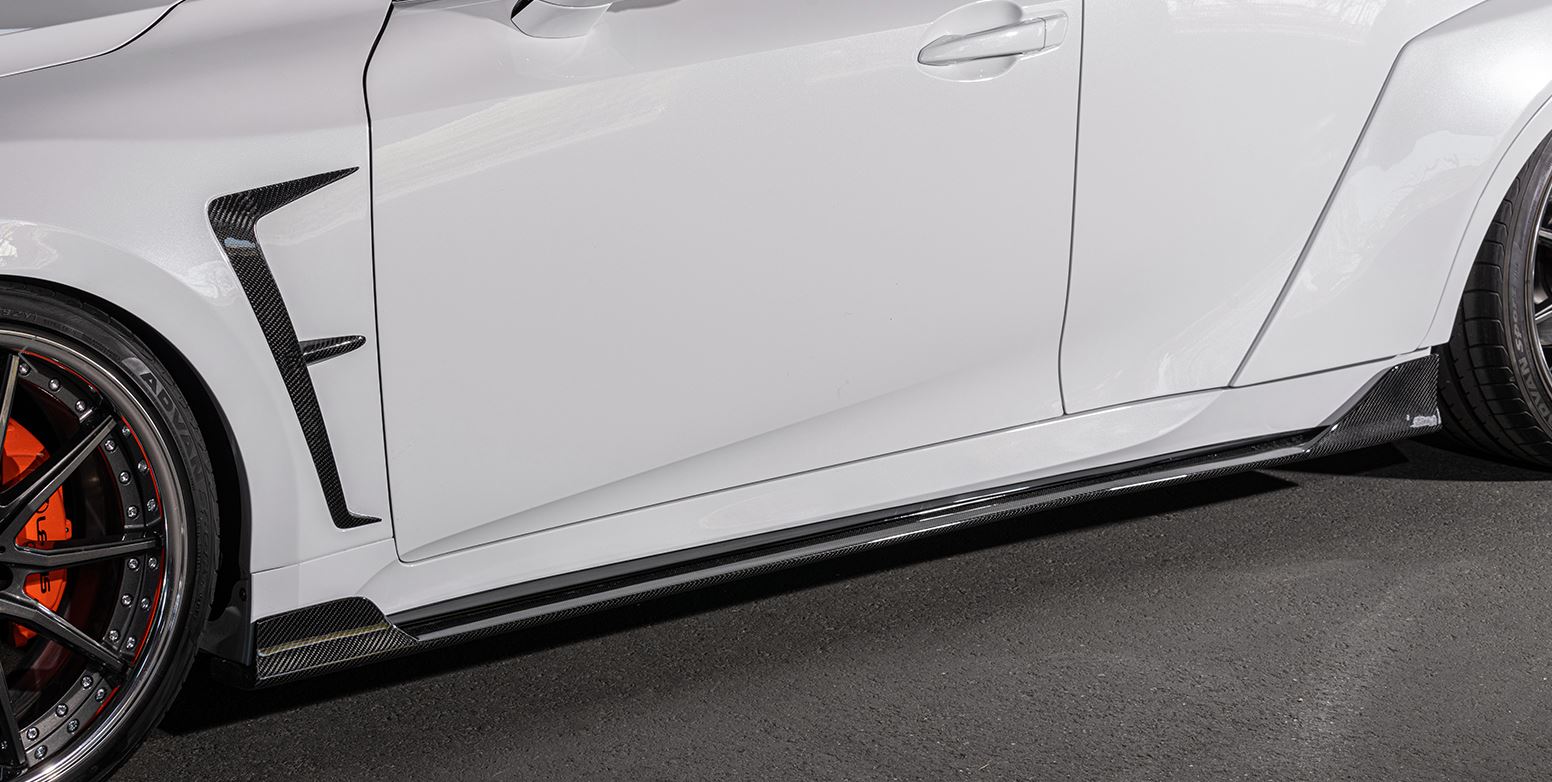 アーティシャンスピリッツ(ARTISAN) サイドアンダースポイラー2P未塗装 レクサスIS300/300h/350 F-SPORT BLACKLABELL GT|エスエイチカンパニー