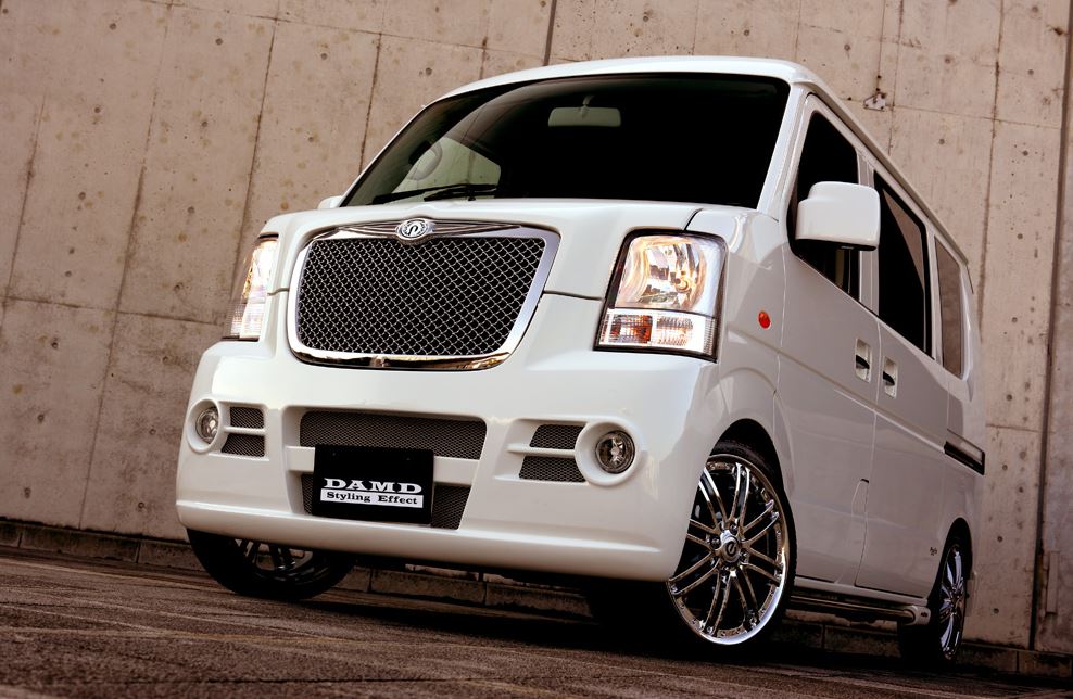 DAMD(ダムド)　EVERY Concept B TYPEII　フロントバンパー×フロントグリル　未塗装　エブリィワゴンDA64W/エブリィバンDA64V