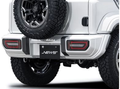 ニューズデザイン(NEW’S DESIGN) G-Style リアバンパー未塗装 JB74Wジムニーシエラ