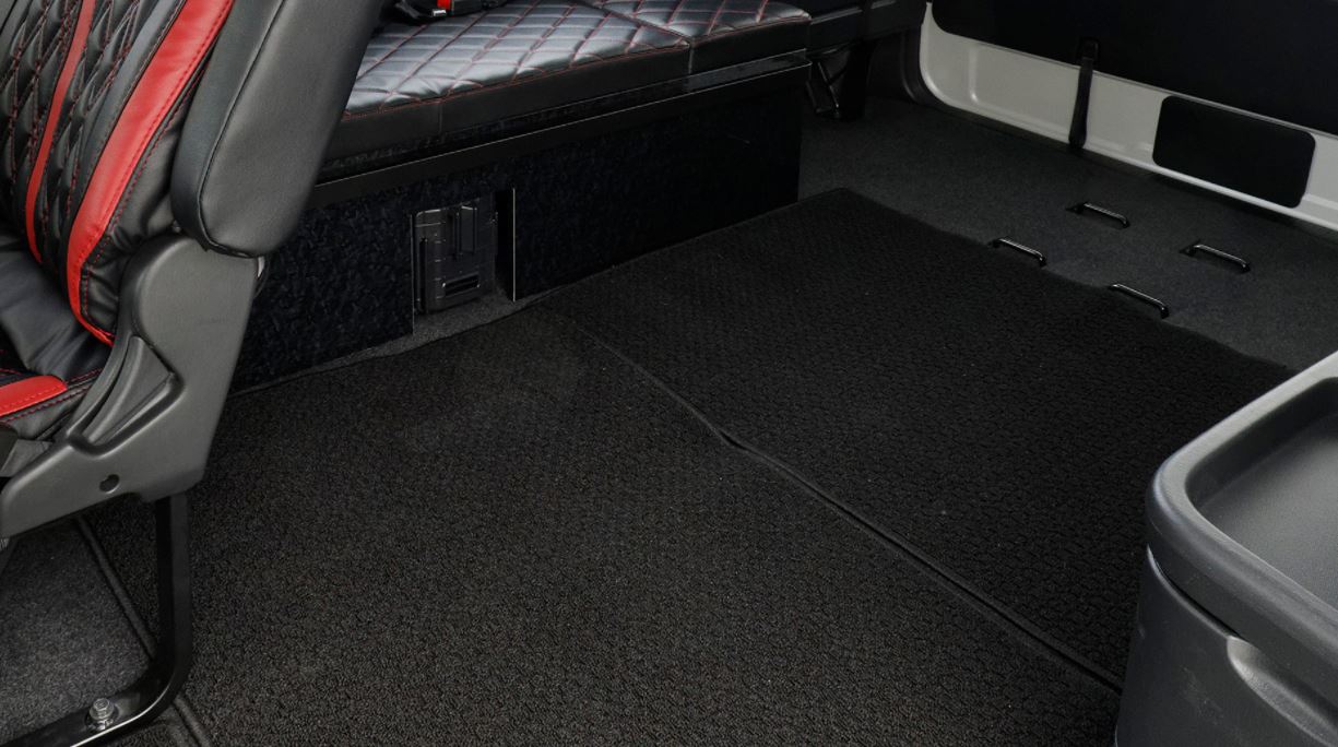 楽天市場】【200系ハイエースワゴンボディ】ベッドキットタイプ1分割