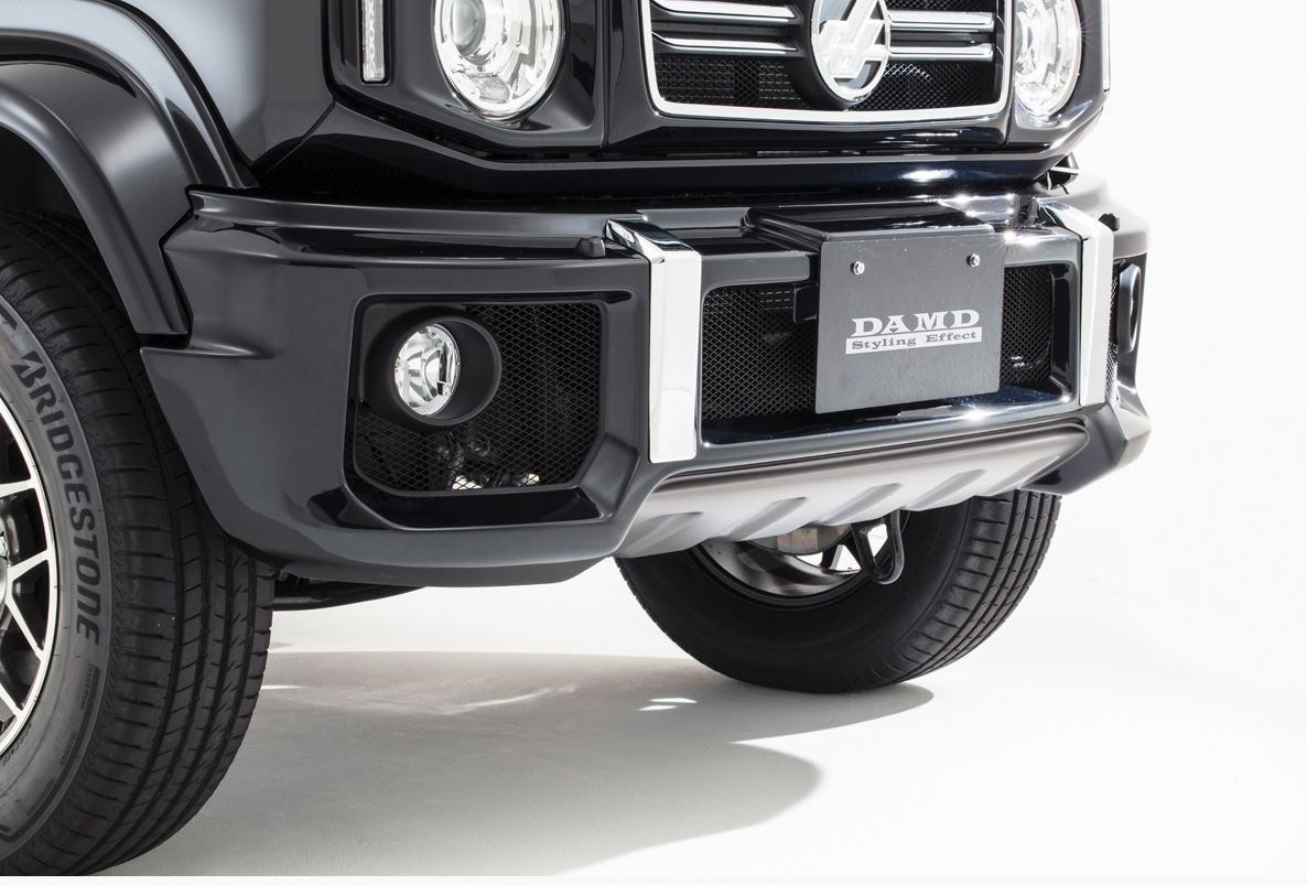 た*く様 ダムドDAMD JB74W ジムニーシエラ little Dフロントバ DAMD(ダムド) little D. リトルD フロントバンパー for SIERRA 未塗装