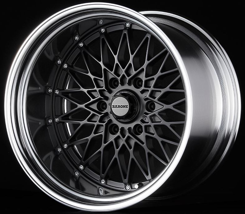 ファブレス ヴァローネRM-6 2P マットブラック 17インチ【厳選輸入215/60R17ホイールタイヤセット】 200系ハイエースに最適〈タイヤメーカー選べます！〉