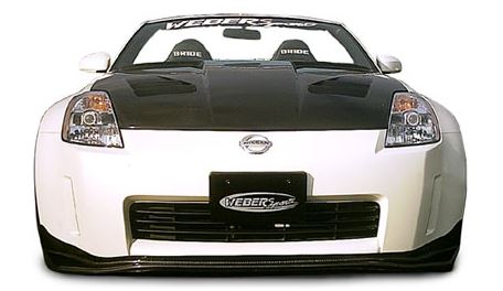 ウェバースポーツ WEBERSPORTS 　フロントリップスポイラーV1(FRP)　未塗装　Z33フェアレディZ｜エスエイチカンパニー