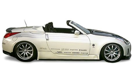 ウェバースポーツ WEBERSPORTS 　サイドステップV1(FRP)　未塗装　Z33フェアレディZ