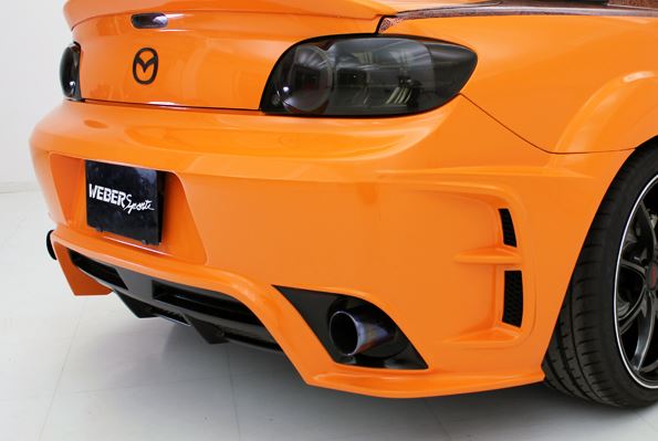 楽天市場】ウェーバースポーツ RX-8 SE3P 前期 リアバンパー FRP