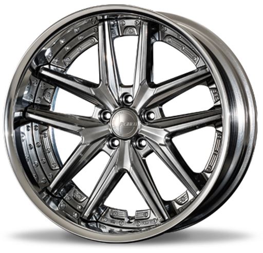 これで売れなければバラして捨てます ｱﾐｽﾀｯﾄ BERG 20インチ8J+50 バリ