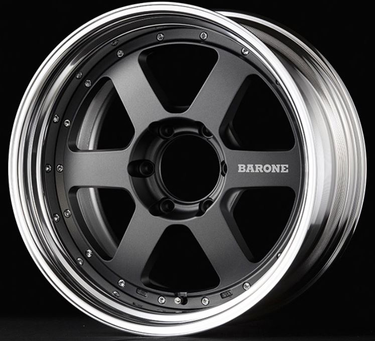 ファブレス ヴァローネRS-6 2P マットガンブルー 17インチ【厳選輸入215/60R17ホイールタイヤセット】 200系ハイエースに最適〈タイヤメーカー選べます！〉