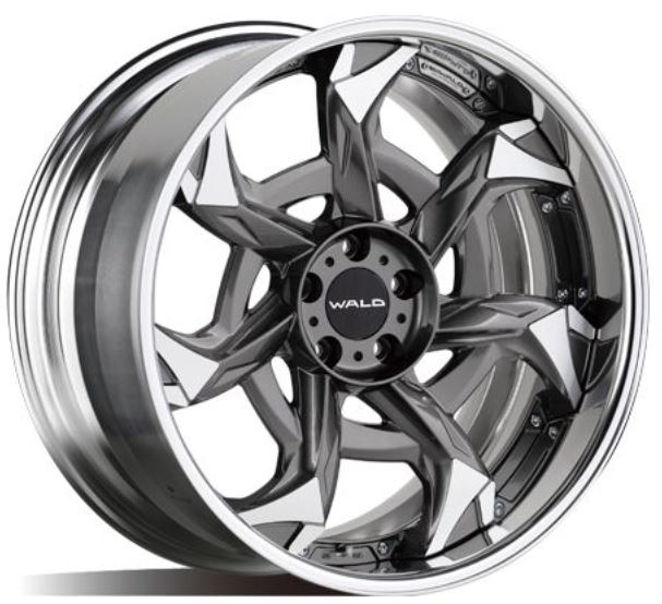 300系グランエース専用 WALD(ヴァルド) ボルサリノV12-C 20インチ 【厳選輸入245/45R20ホイールタイヤセット】 〈タイヤ銘柄選べます!〉